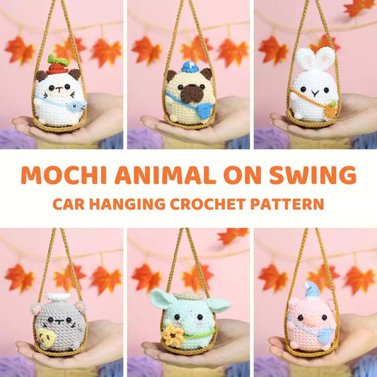 6-in-1 Mochi Animals Hanging Crochet Pattern