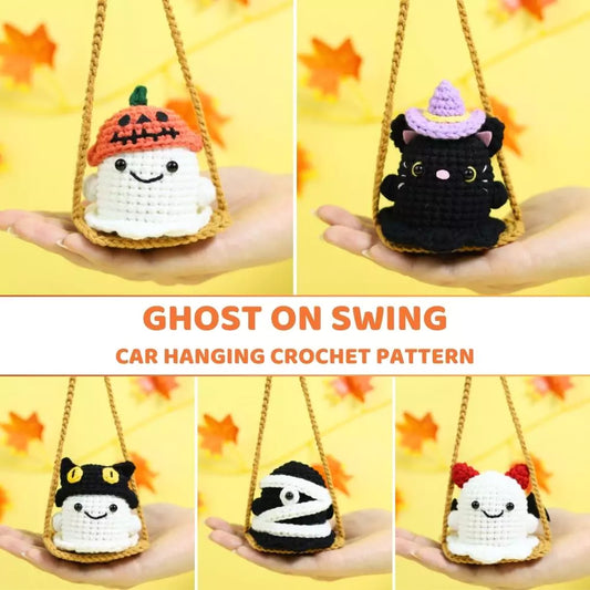 4-in-1 Ghosts Halloween Crochet Pattern