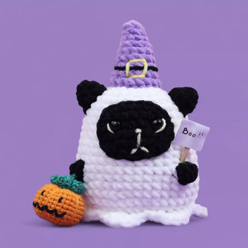 Halloween Ghost Cat Crochet Pattern