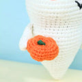 Halloween Ghost Holding Pumpkin Crochet Pattern - Hooktasy