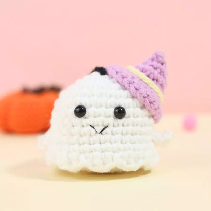 Halloween Ghost & Pumpkin Hanging Crochet Pattern