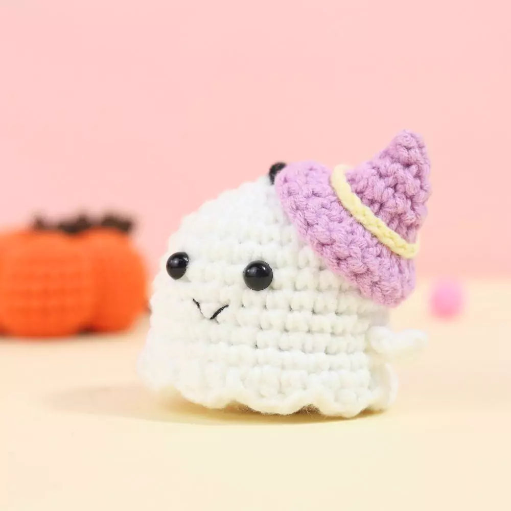 Halloween Ghost & Pumpkin Hanging Crochet Pattern