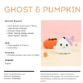 Halloween Ghost & Pumpkin Hanging Crochet Pattern - Hooktasy