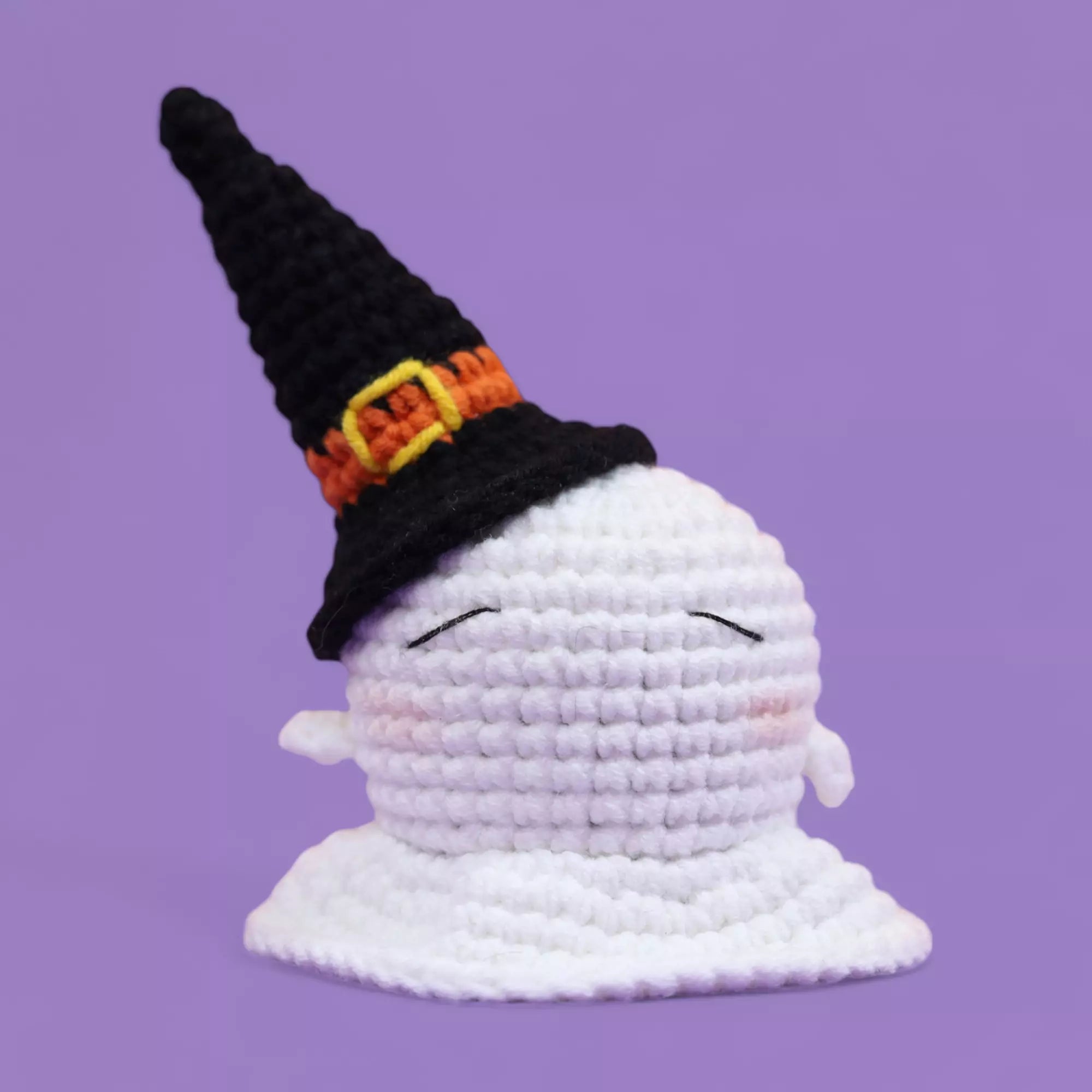 Halloween Ghost With Witch Hat Crochet Pattern