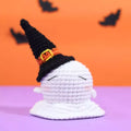 Halloween Ghost With Witch Hat Crochet Pattern - Hooktasy