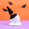 Halloween Ghost With Witch Hat Crochet Pattern - Hooktasy