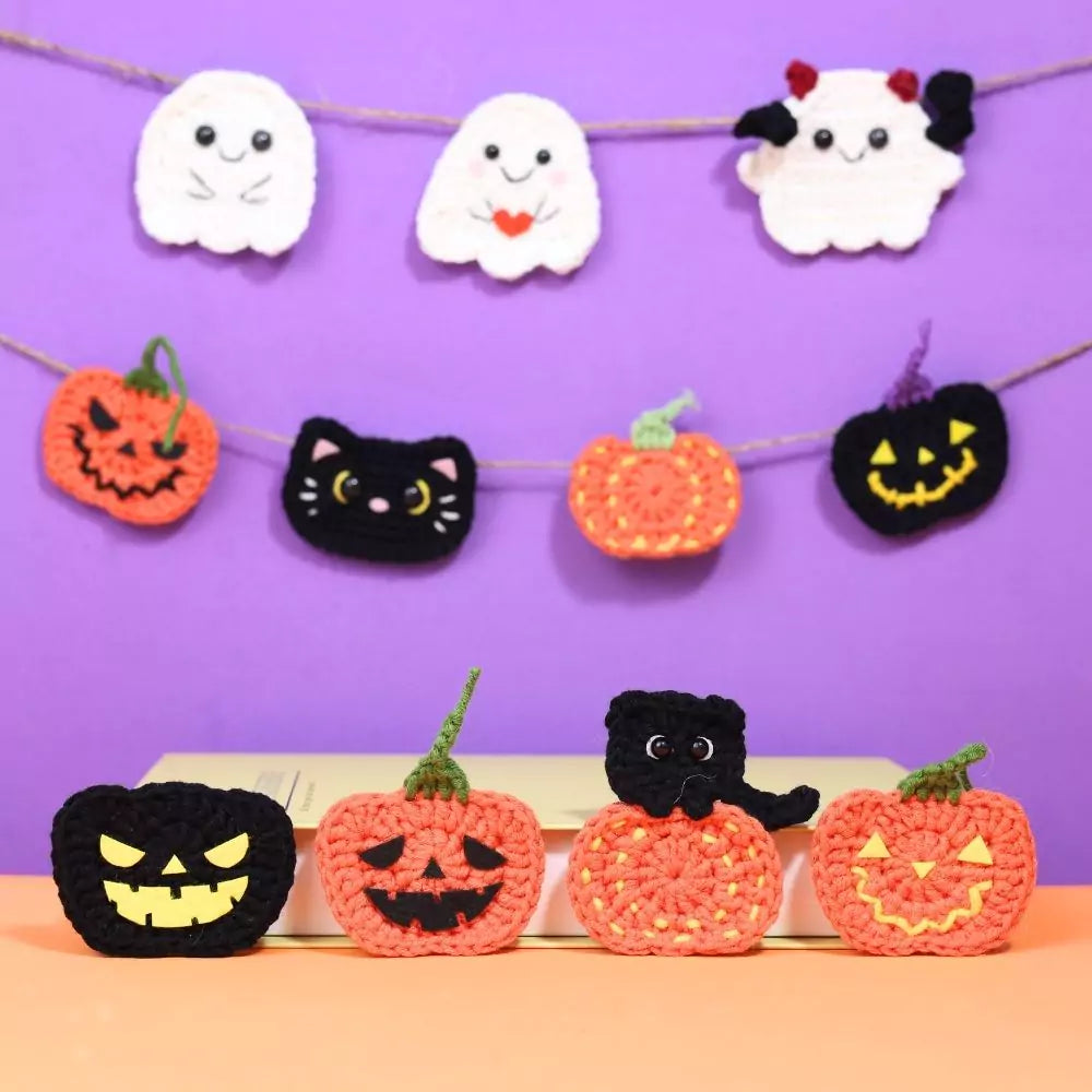 Halloween Ornaments Bundle Crochet Pattern