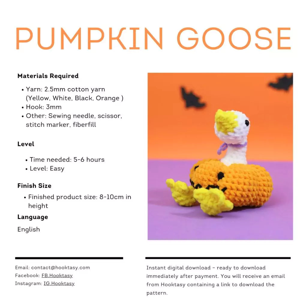 Pumkin Goose Crochet Pattern