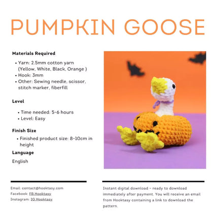 Pumkin Goose Crochet Pattern