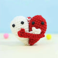 Hugging Heart Keychain Pattern - Hooktasy