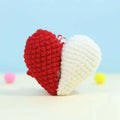 Hugging Heart Keychain Pattern - Hooktasy