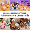 60+ Halloween & Christmas Patterns Collection - Hooktasy