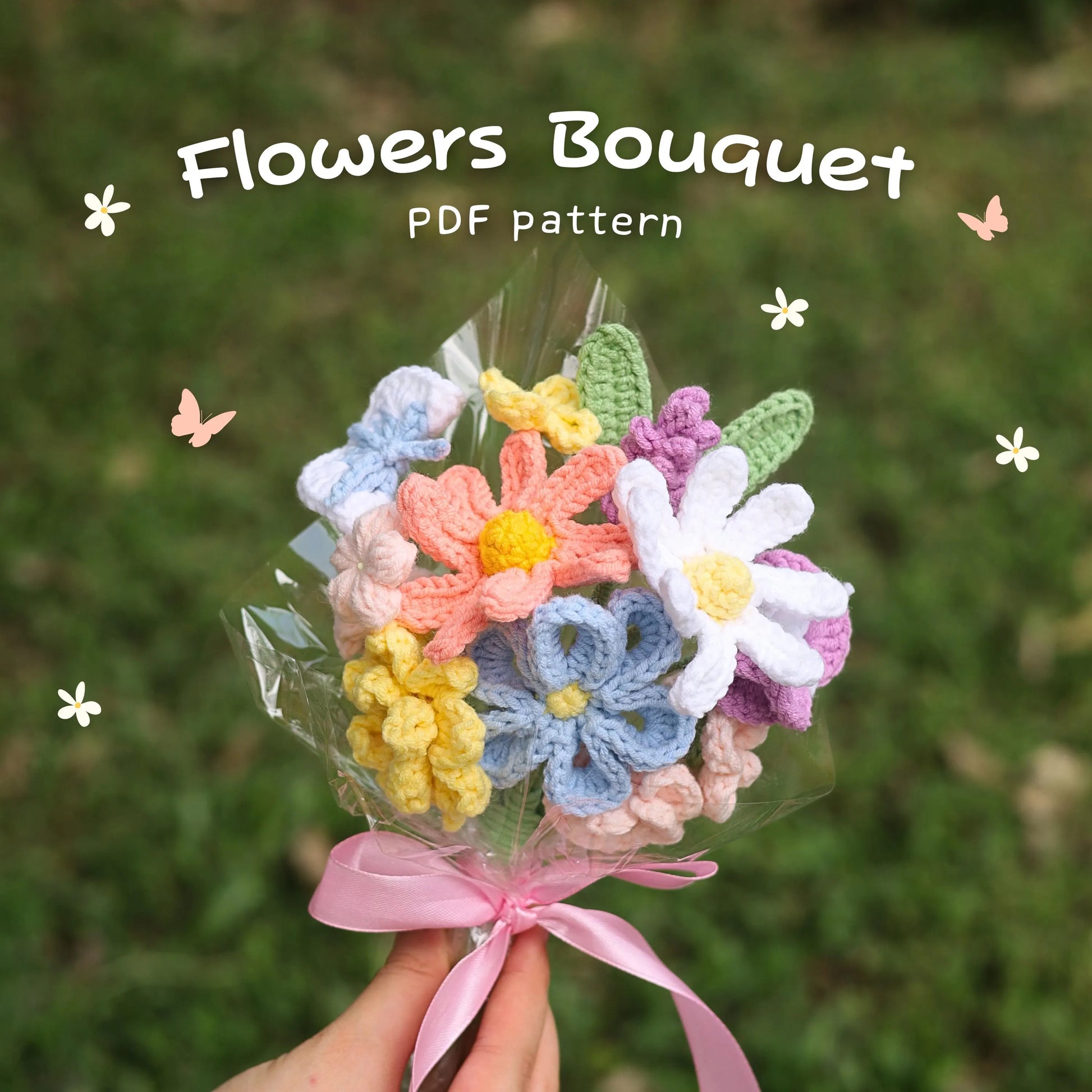 9-in-1 Mini Flower Bouquet Crochet Pattern – Hooktasy