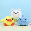 4-in-1 Animal Crochet Pattern - Hooktasy