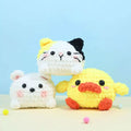 4-in-1 Animal Crochet Pattern - Hooktasy