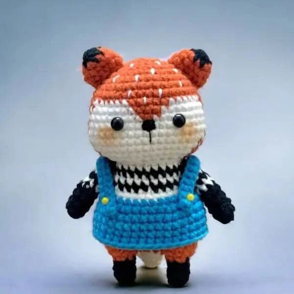 Mini Fox Plushie Crochet Pattern - Hooktasy