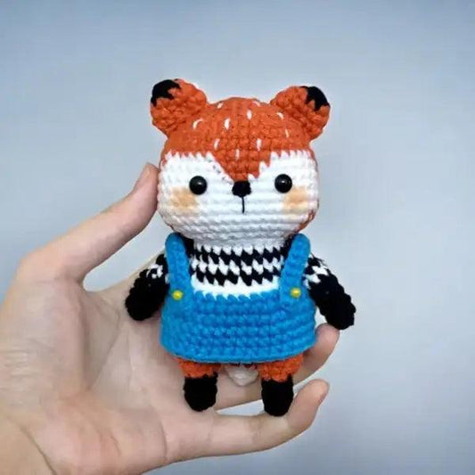 Fox Plushie Amigurumi - Hooktasy