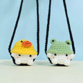 Frog & Duck Mushroom Car Hanging Pattern - Hooktasy