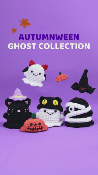 4-in-1 Ghosts Halloween Crochet Pattern