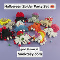 Video Review 10in1 Spooky Halloween Spider Crochet Pattern by Hooktasy