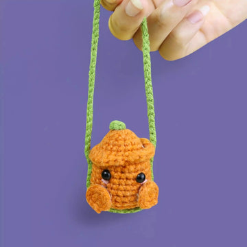 Pumpkin Dicky Car Hanging Crochet Pattern