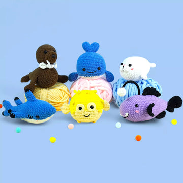 Aquatic Friends Crochet Pattern Collection