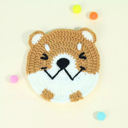 Shiba Coaster Crochet Pattern