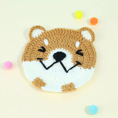 Shiba Coaster Crochet Pattern