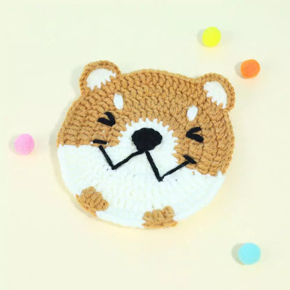 Shiba Coaster Crochet Pattern