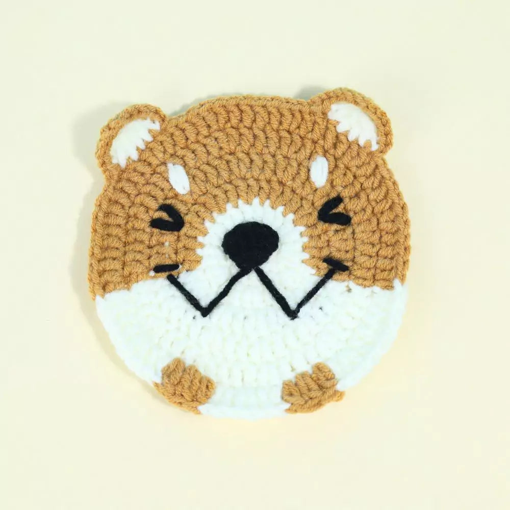 Shiba Coaster Crochet Pattern