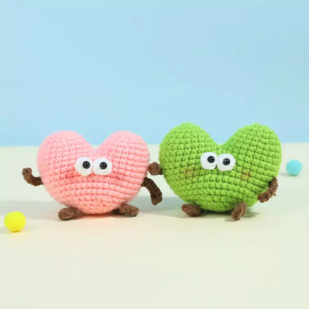 Colorful Tiny Heart Crochet Pattern