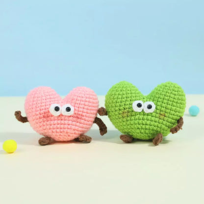 Colorful Tiny Heart Crochet Pattern