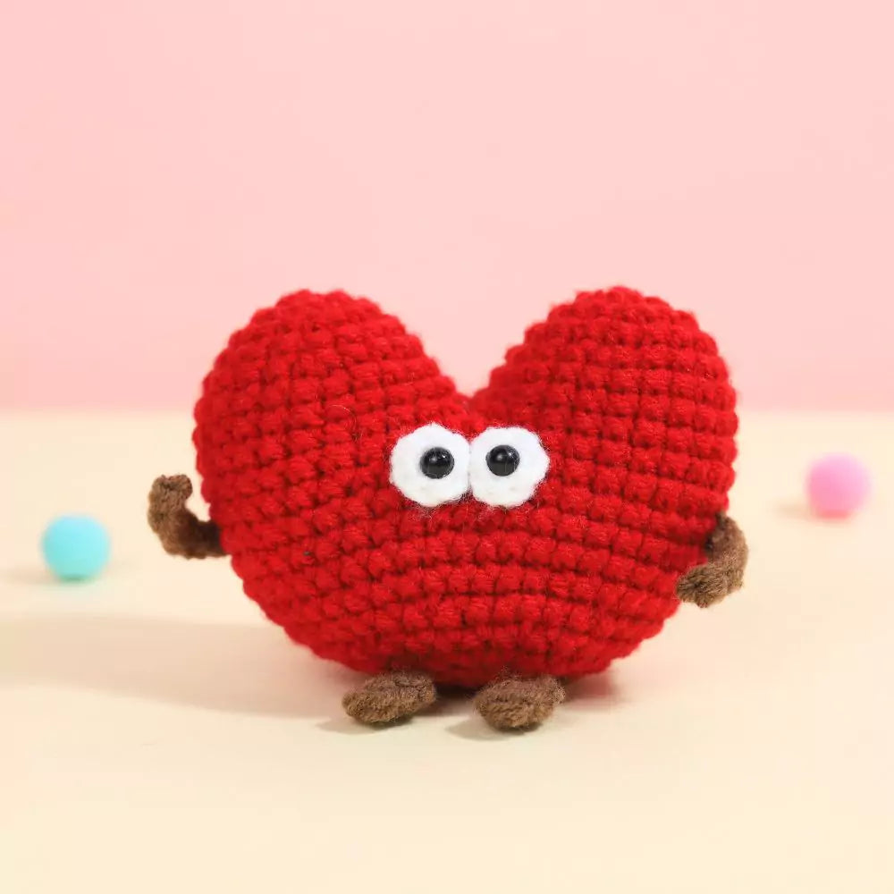 Colorful Tiny Heart Crochet Pattern